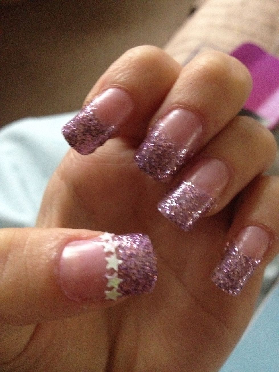 Then paint and decorate your nails as you want them