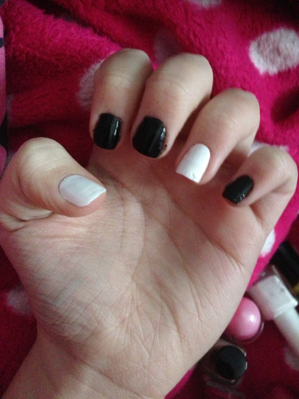 Then paint the rest black