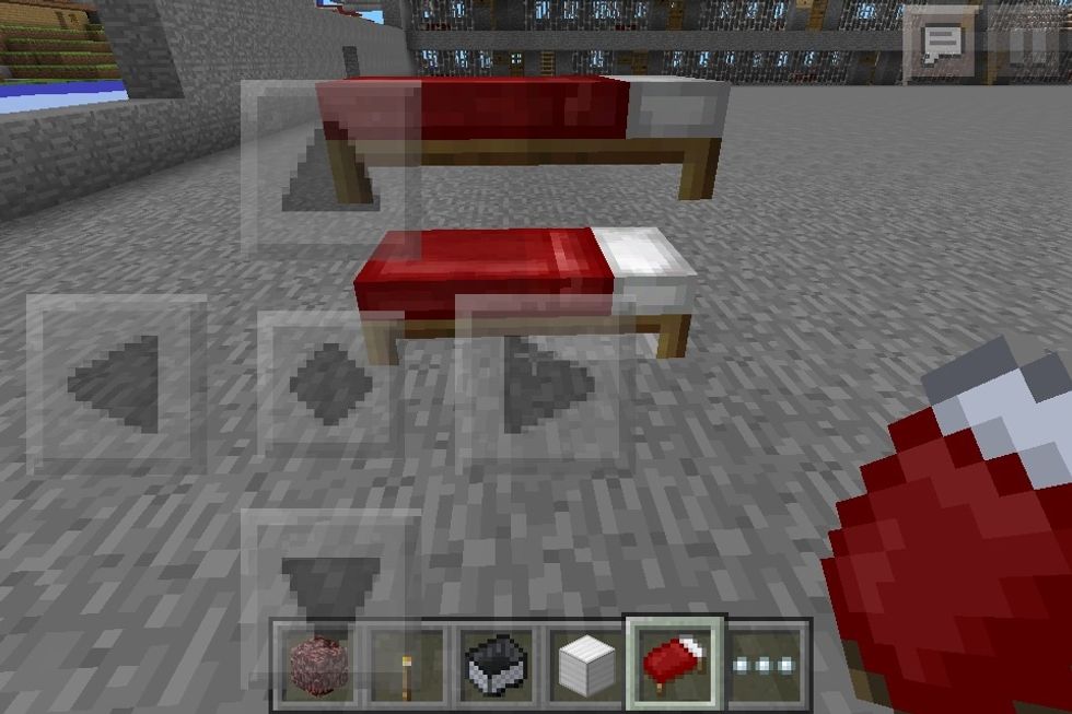 Then place a bed underneath