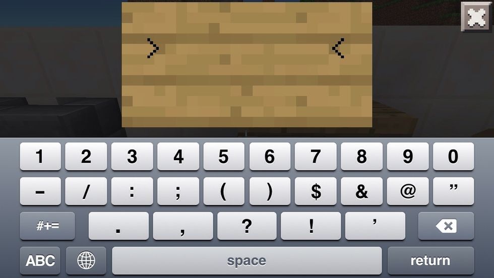 then place a sign on it