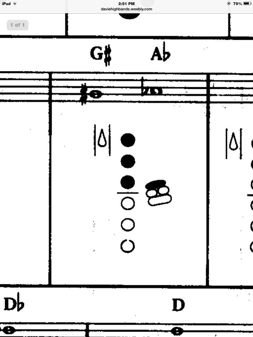 Then play G# by holding all the main left buttons,and the pinky button for your left side only the first one and no right side buttons.