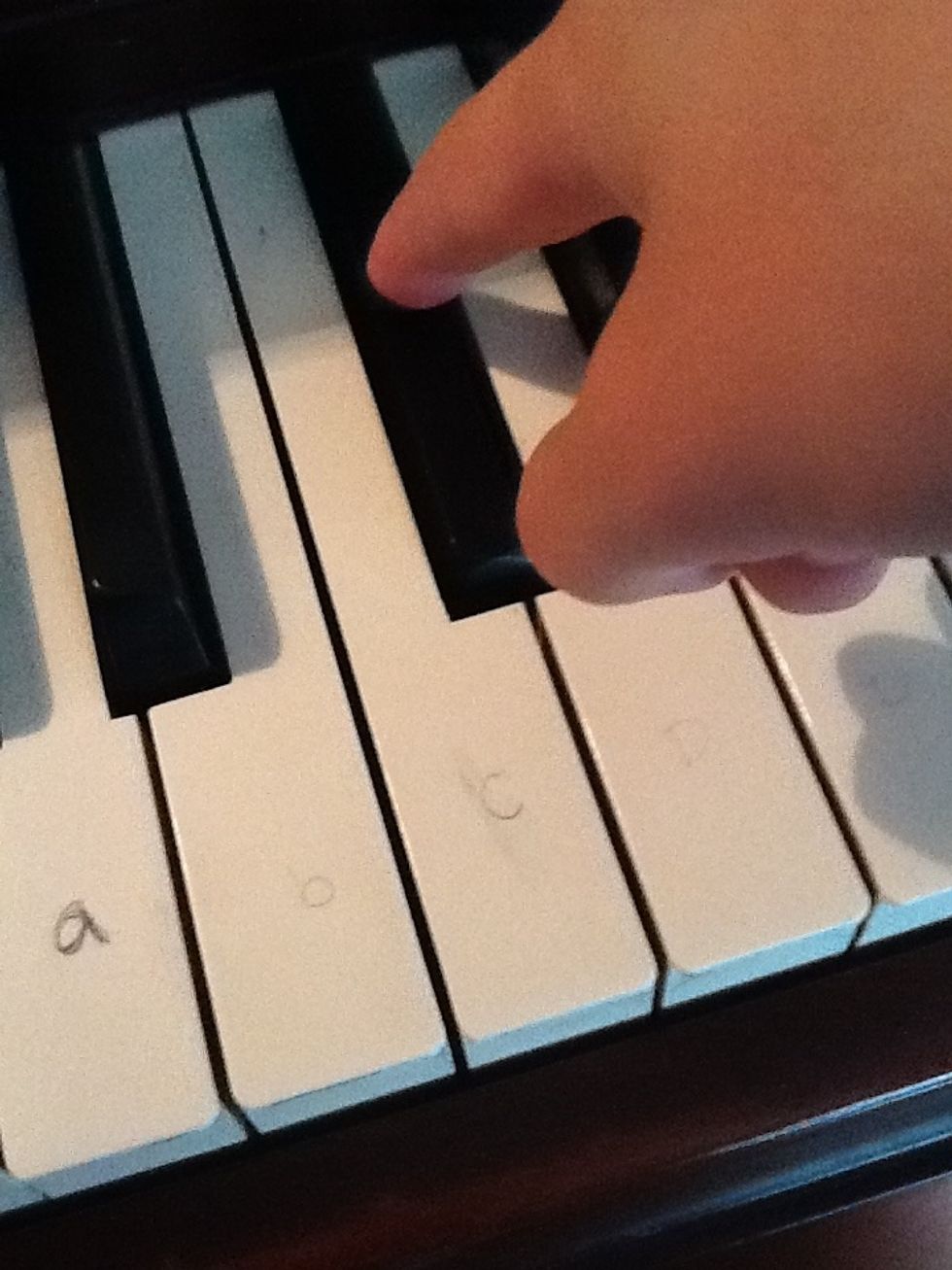 Then play one above from C