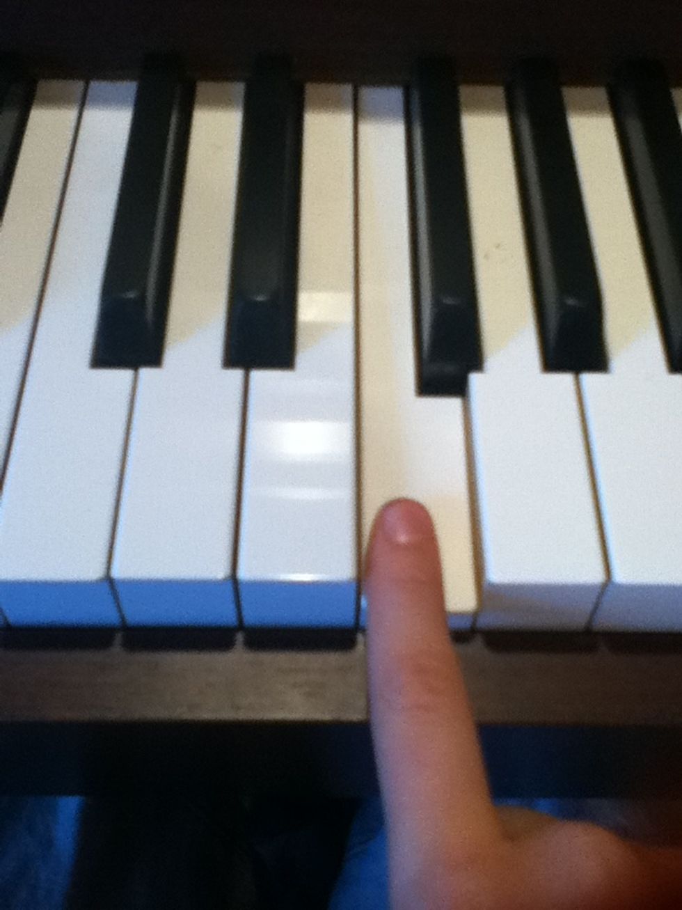 Then play the next note F three times