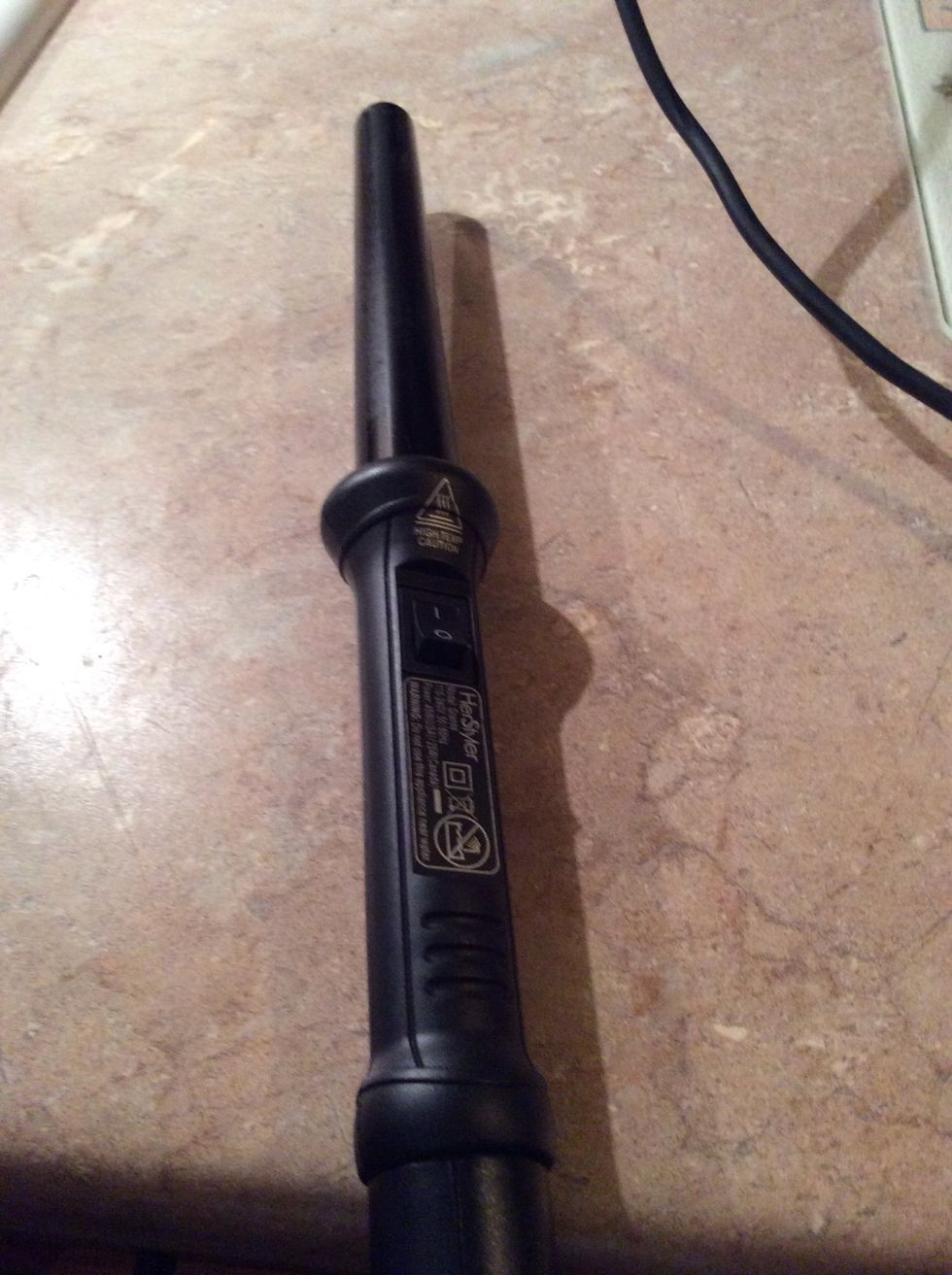 Then plug in your wand to heat up in a heat safe place\u26a1\ufe0f