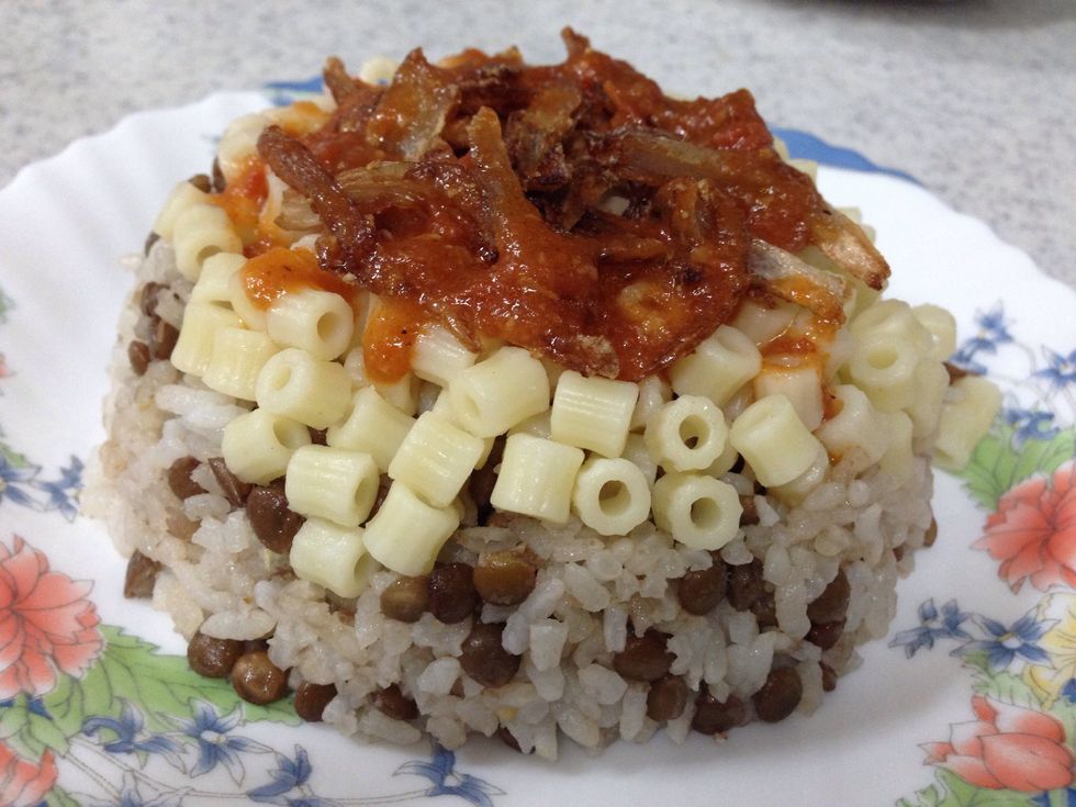 Then pour salsa and enjoy \ud83d\ude0b \u0628\u0639\u062f \u0630\u0644\u0643 \u0646\u0635\u0628 \u0641\u0648\u0642\u0647\u0627 \u0627\u0644\u0635\u0644\u0635\u0629  \u0648 \u0628\u0627\u0644\u0647\u0646\u0627 \u0648 \u0627\u0644\u0634\u0641\u0627 \ud83d\ude0b