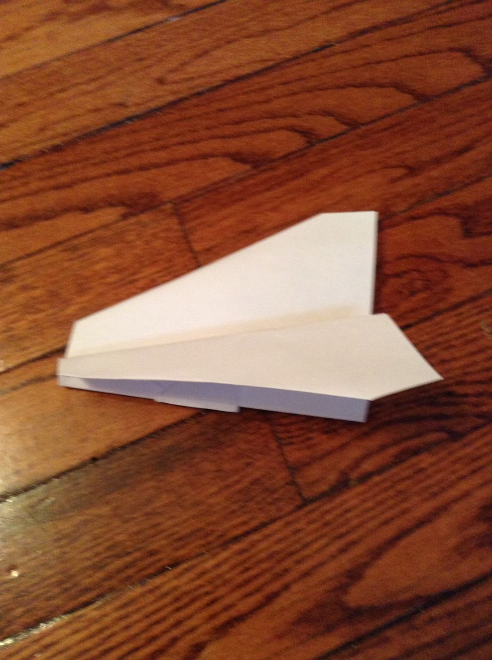 Then pull down the wing like that.