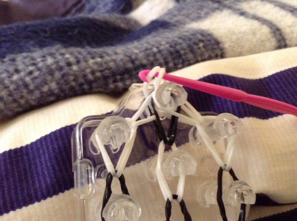 Then pull it through and it should look like this