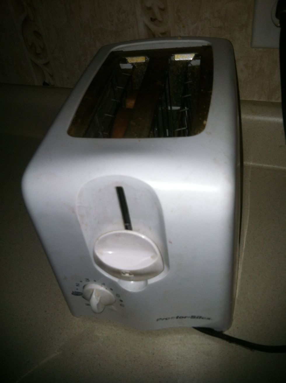 Then push the lever and wait 1-2 min to cook