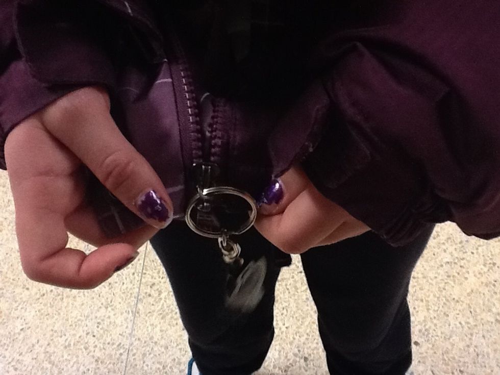 Then push them together.Make sure you hear a click.