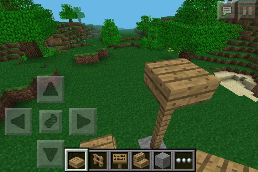 Then put a slab in the middle
