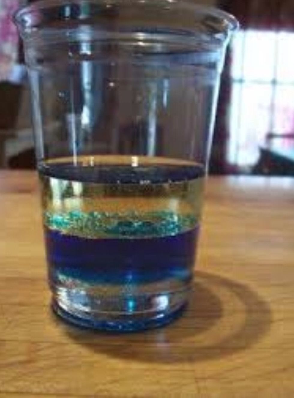 Then put in the food coloring after you have put in the food oil.