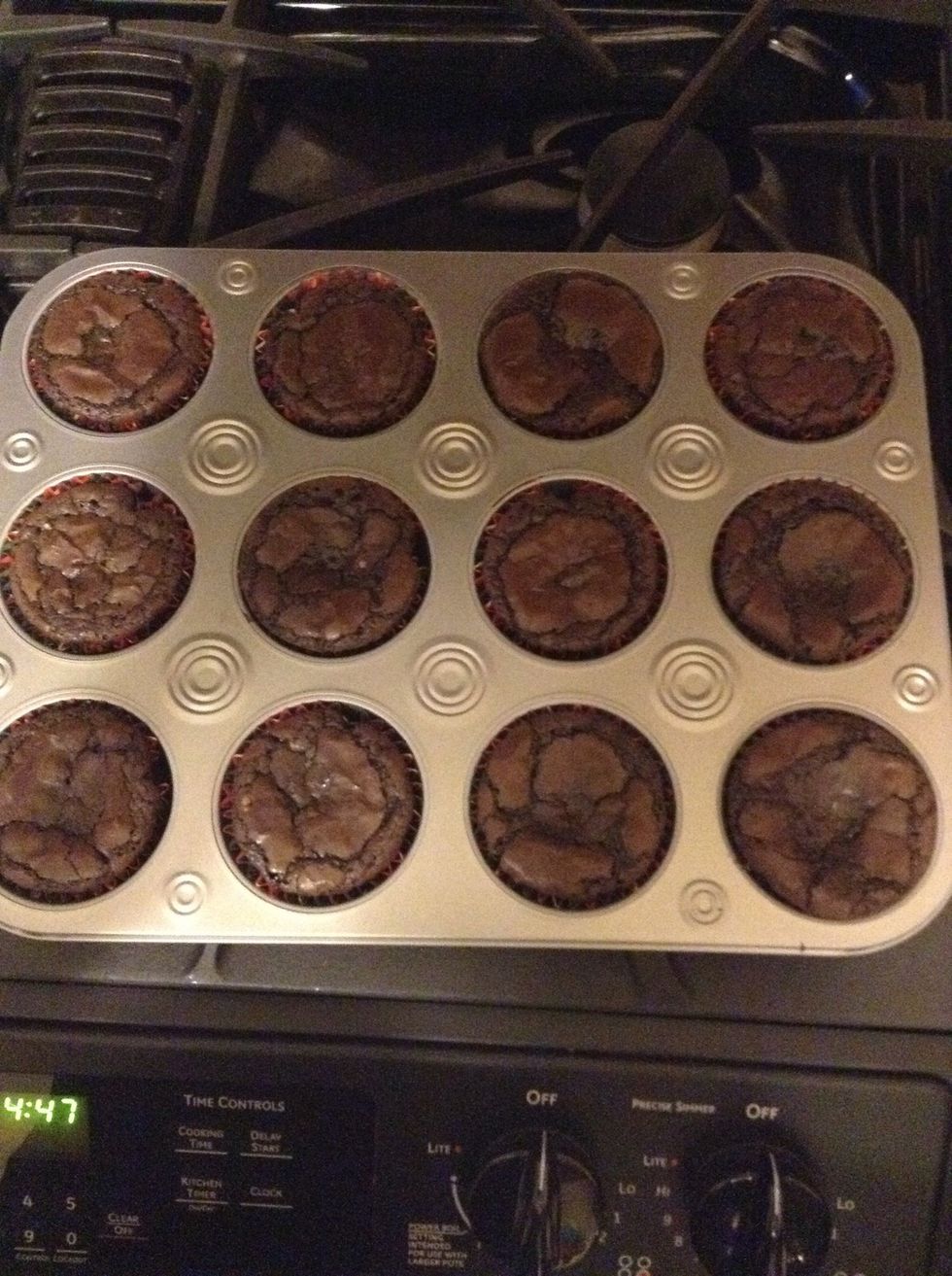 Then put in the oven for 17 minutes