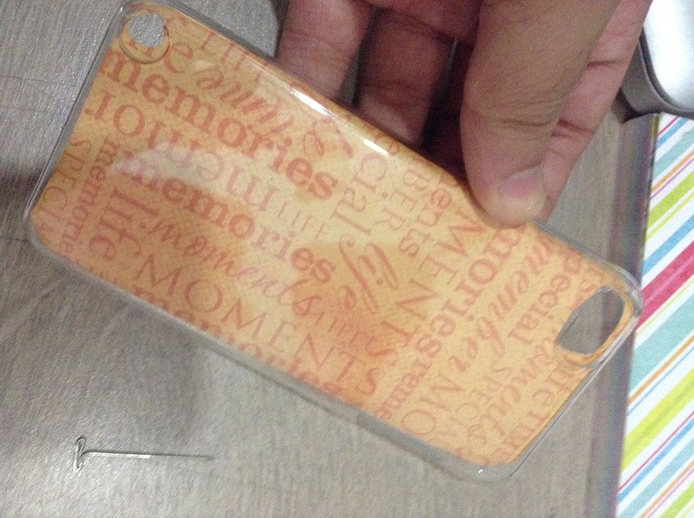 Then put it in ur cover and then fit the phone in the cover.