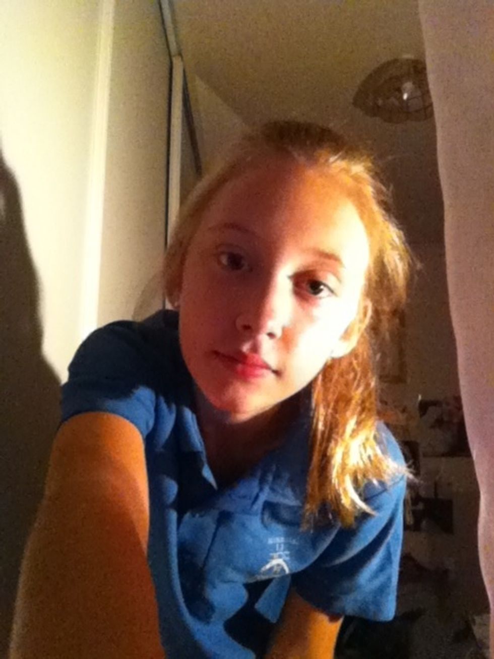 Then put my uniform on