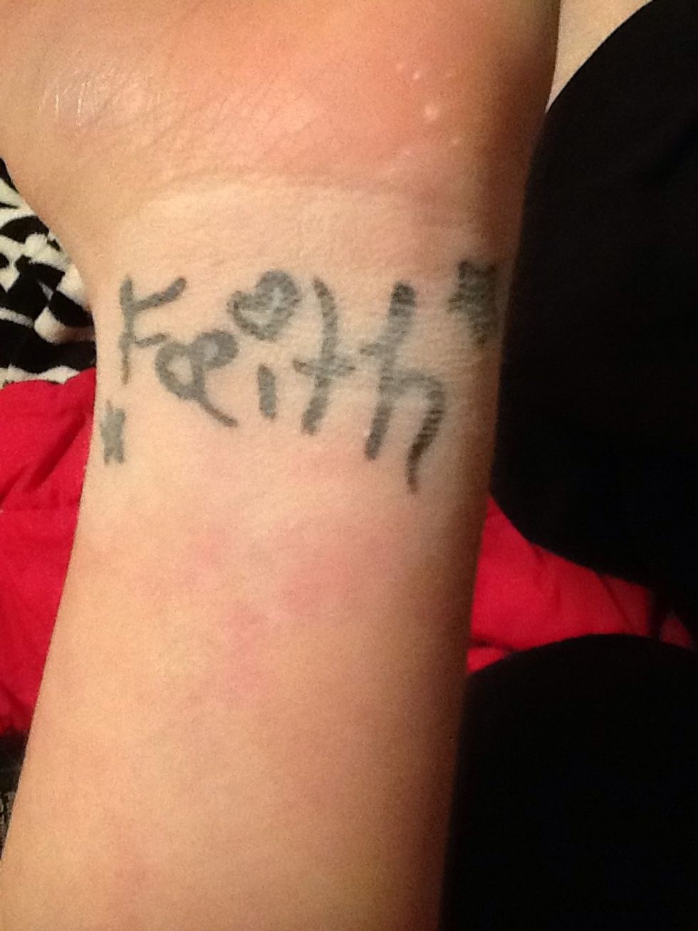 Then put some baby powder on it and just rub on it after the hairspray drys just blow off the extra baby powder