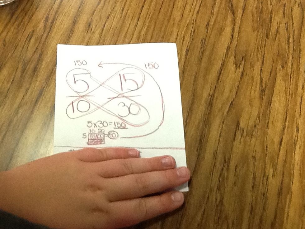 Then put that answer on the other side