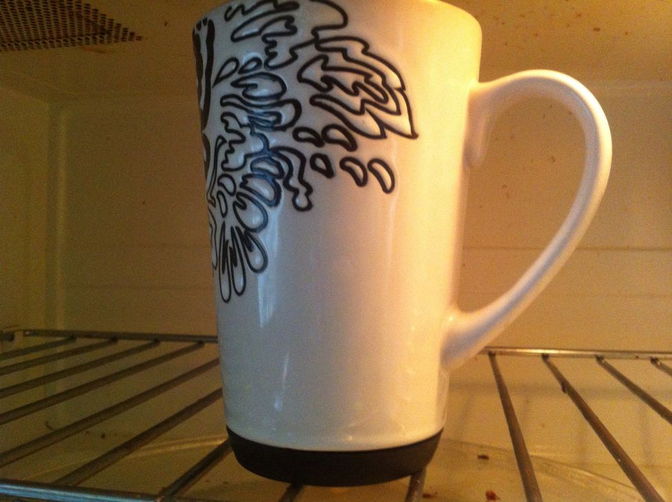 Then put that baby into the microwave for 1:30-2:00 minutes depending on your microwave