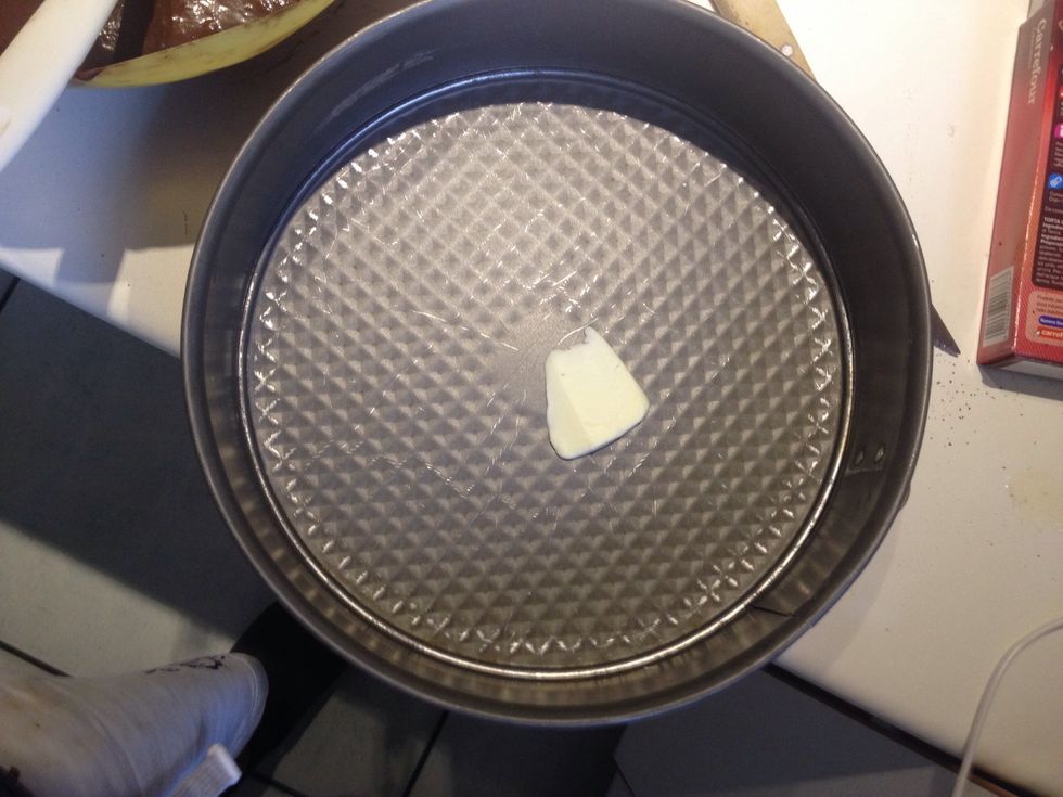 Then put the butter in the pot for the owen