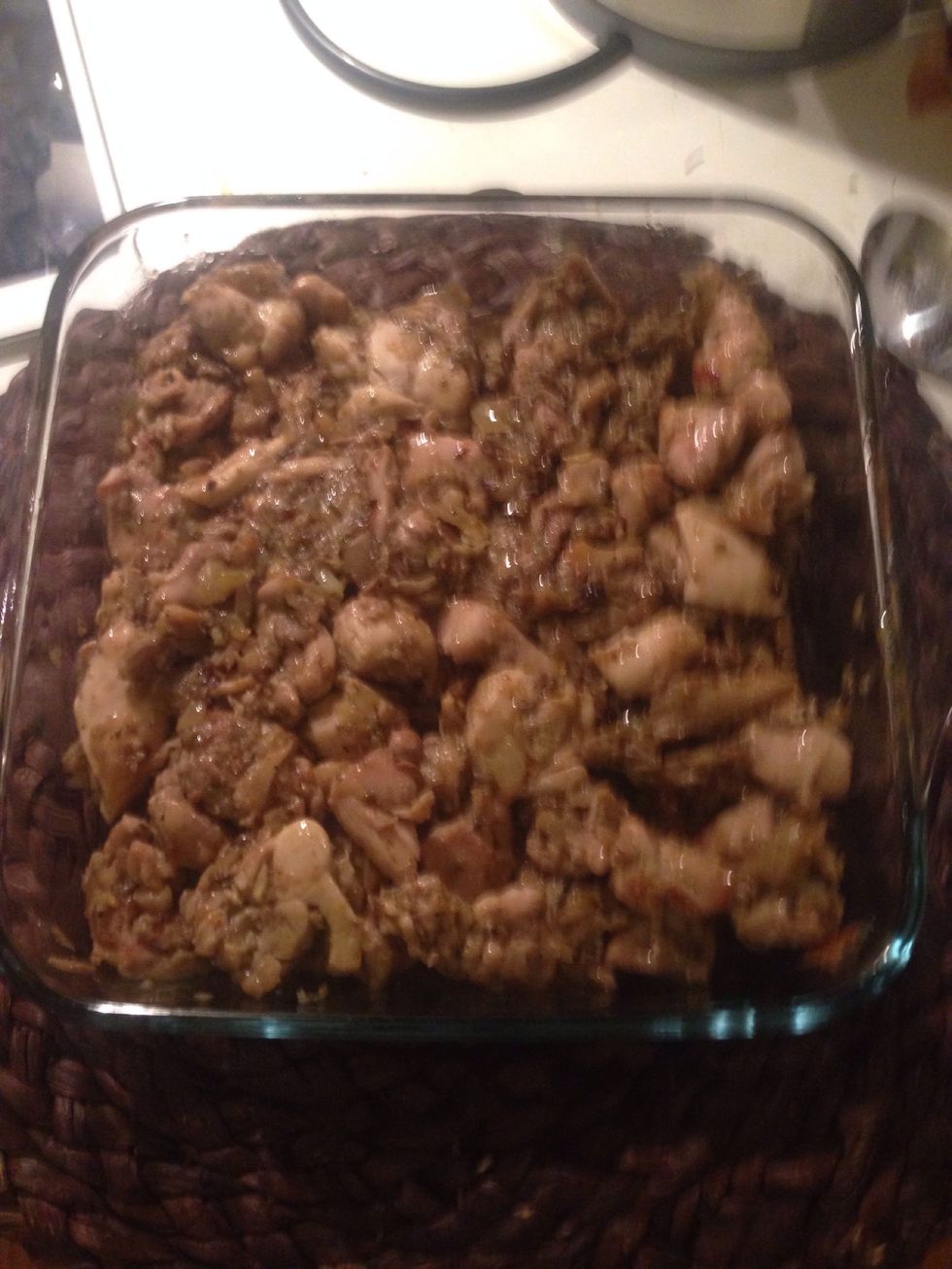 Then put the cooked chicken legs on the potatos\ud83d\ude09 see where i am coming\ud83d\ude09\ud83d\udc4d\ud83d\ude0b