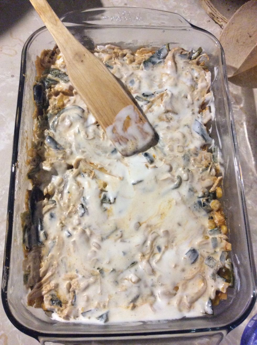 Then put the cream