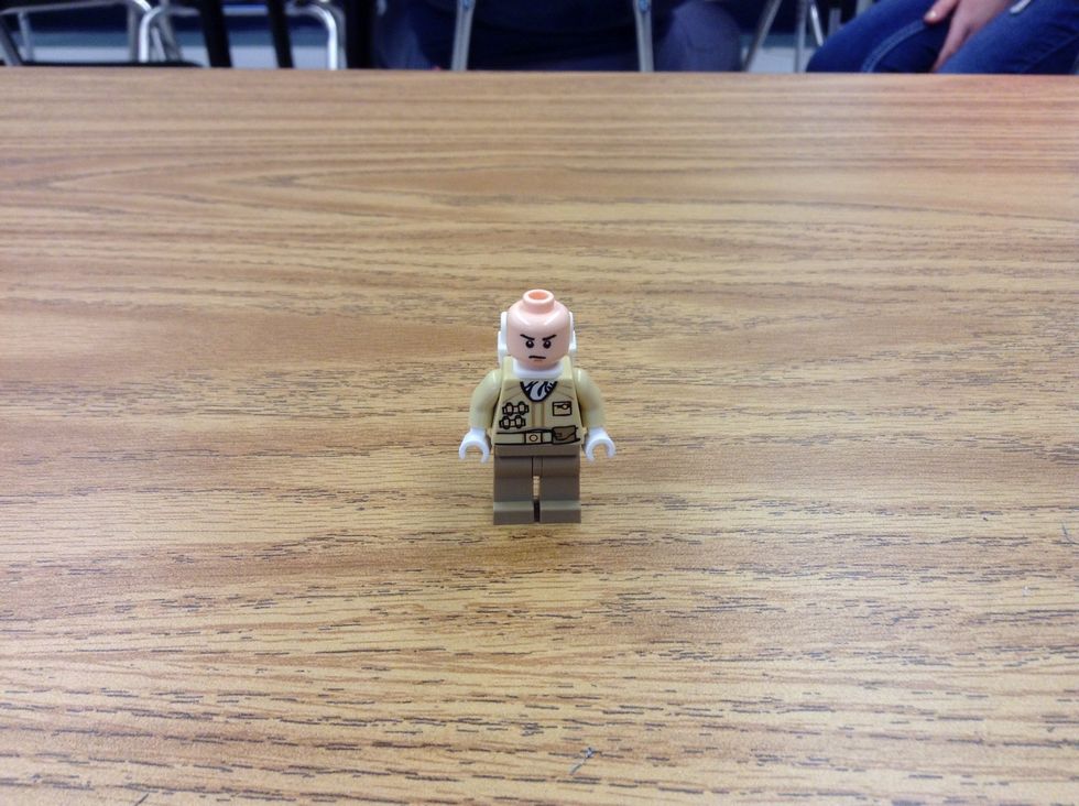 Then, put the head on the body.