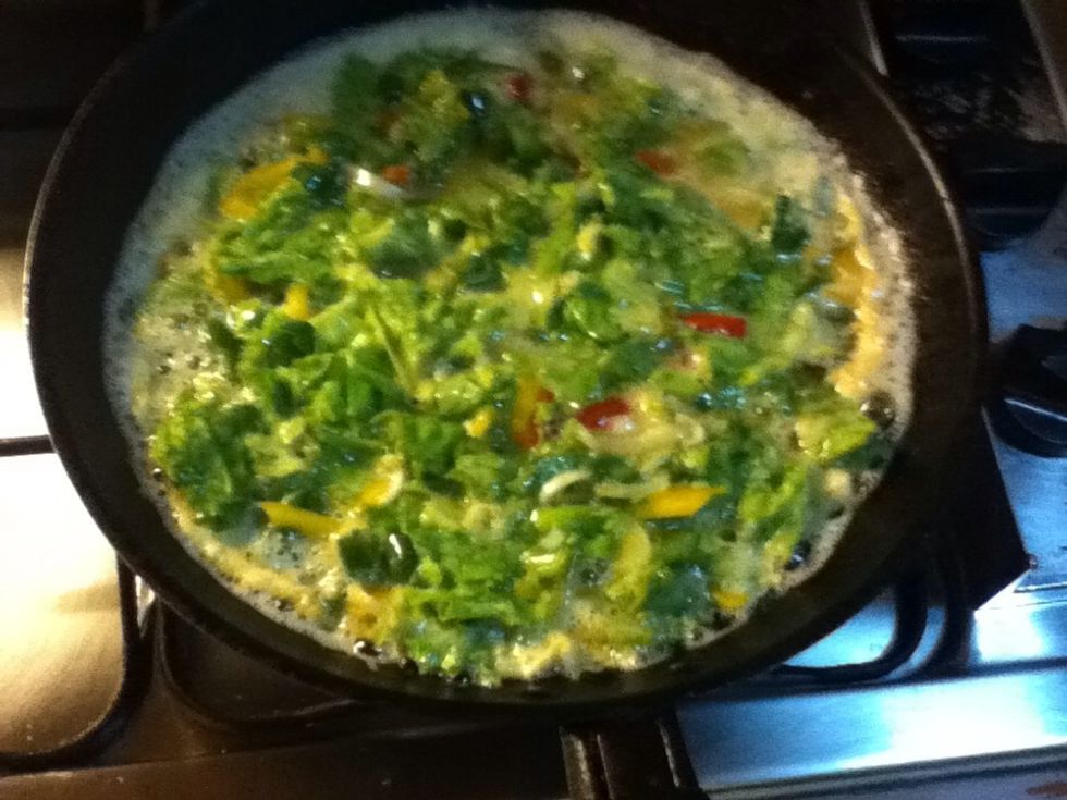 Then put the mix in it