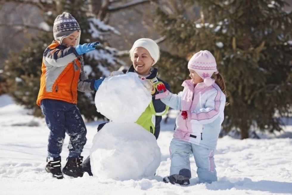 Then put the snow balls together.Big one goes on the bottom and the medium one in the middle and the small one on the top.