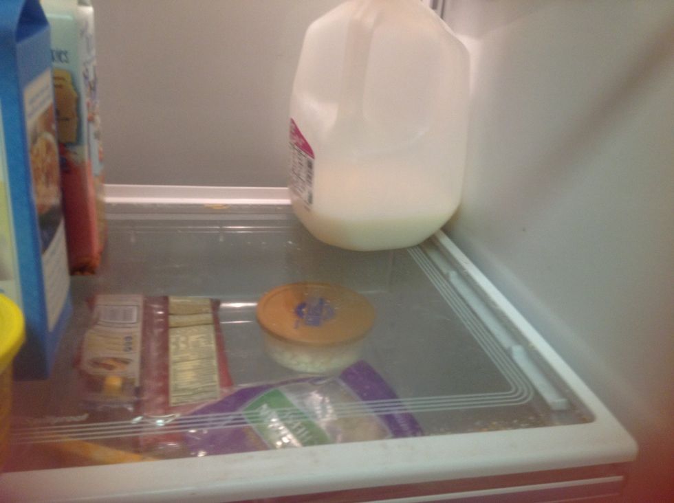 Then put them in the fridge for about 4 mins to 5. So they can stick onto the chocolate.