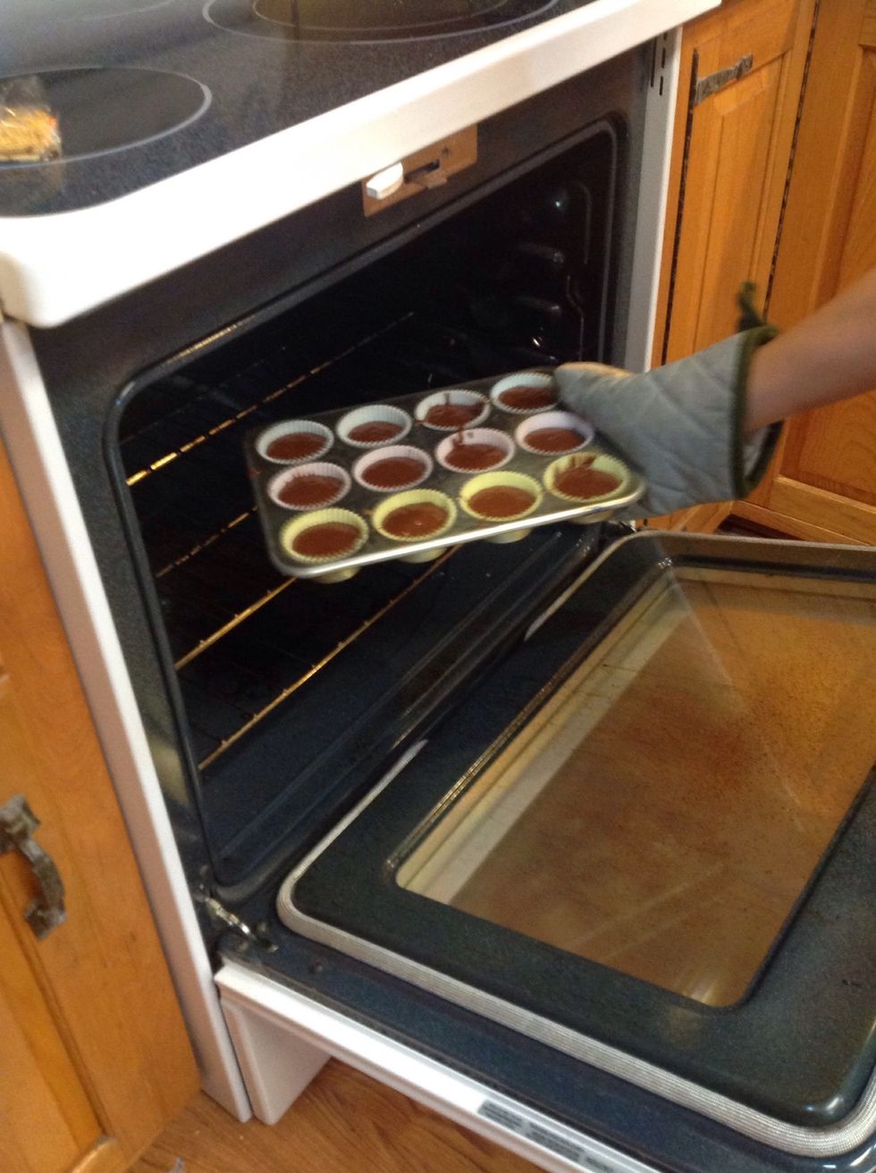 Then, put them in the oven.