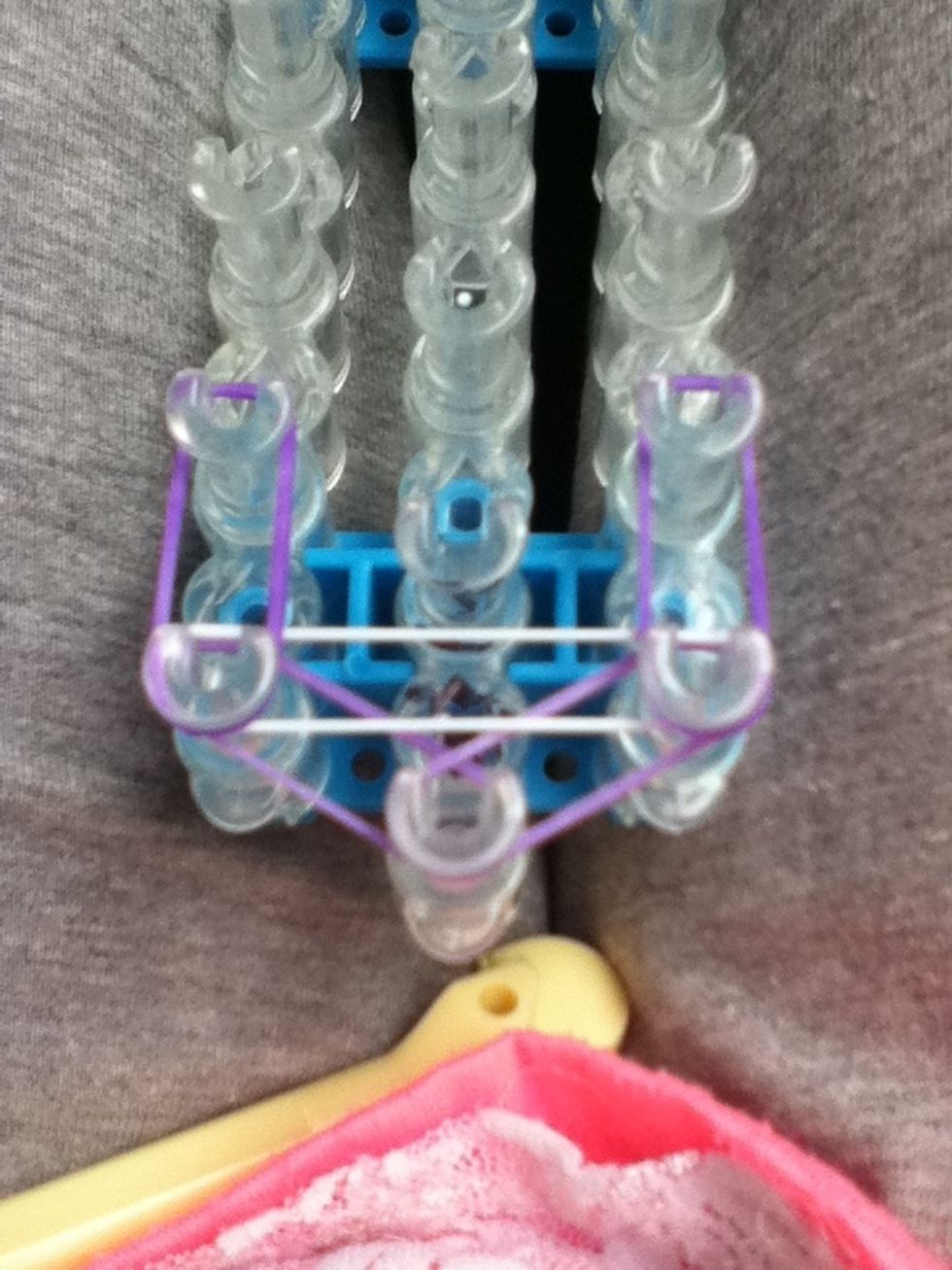 Then put two bands like this