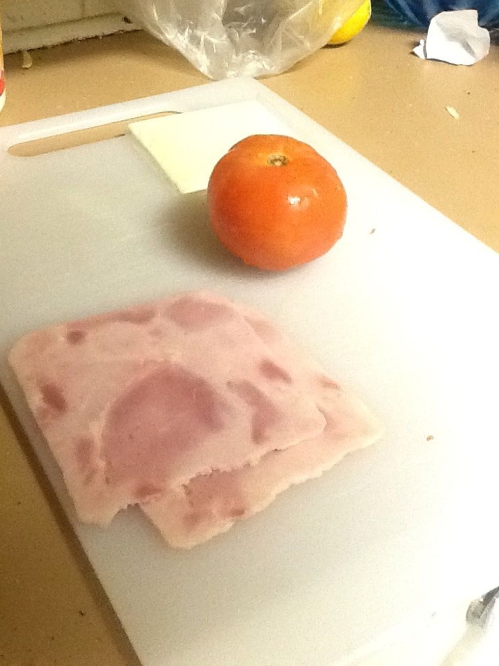 Then put your other ingredients to the side.