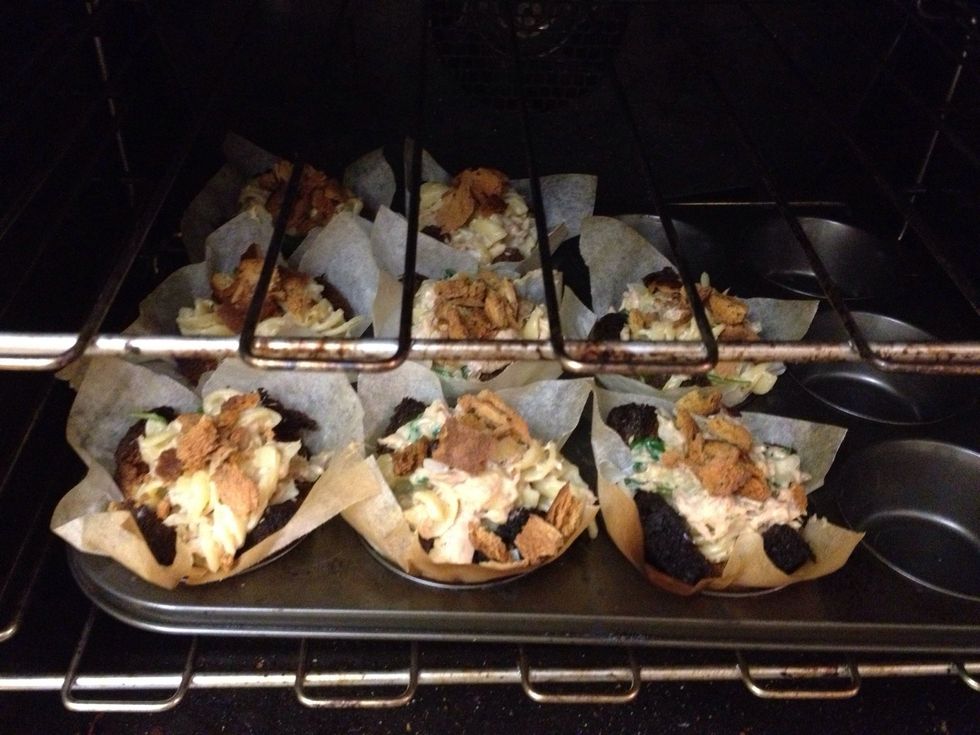 Then return to the oven for 5 to 10 minutes.