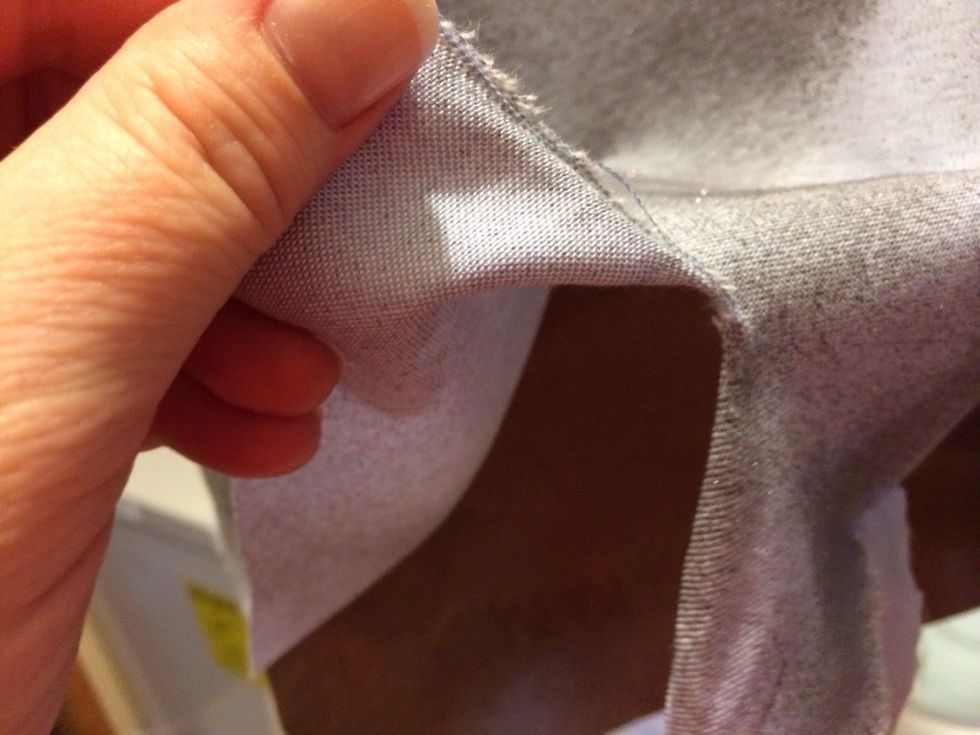 Then rip from the slit.