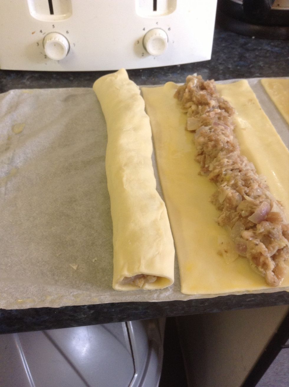 Then roll the whole thing over