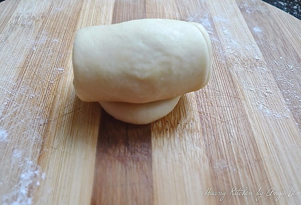 Then roll up Swiss Roll Style again. ( You can also roll from the side nearest to you upwards )