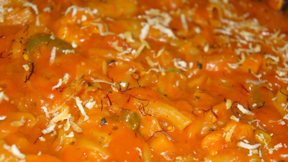 Then saffron and lime extract
