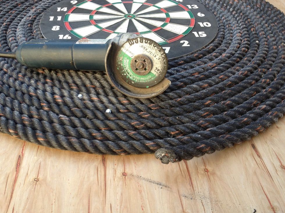 Then screw down the end