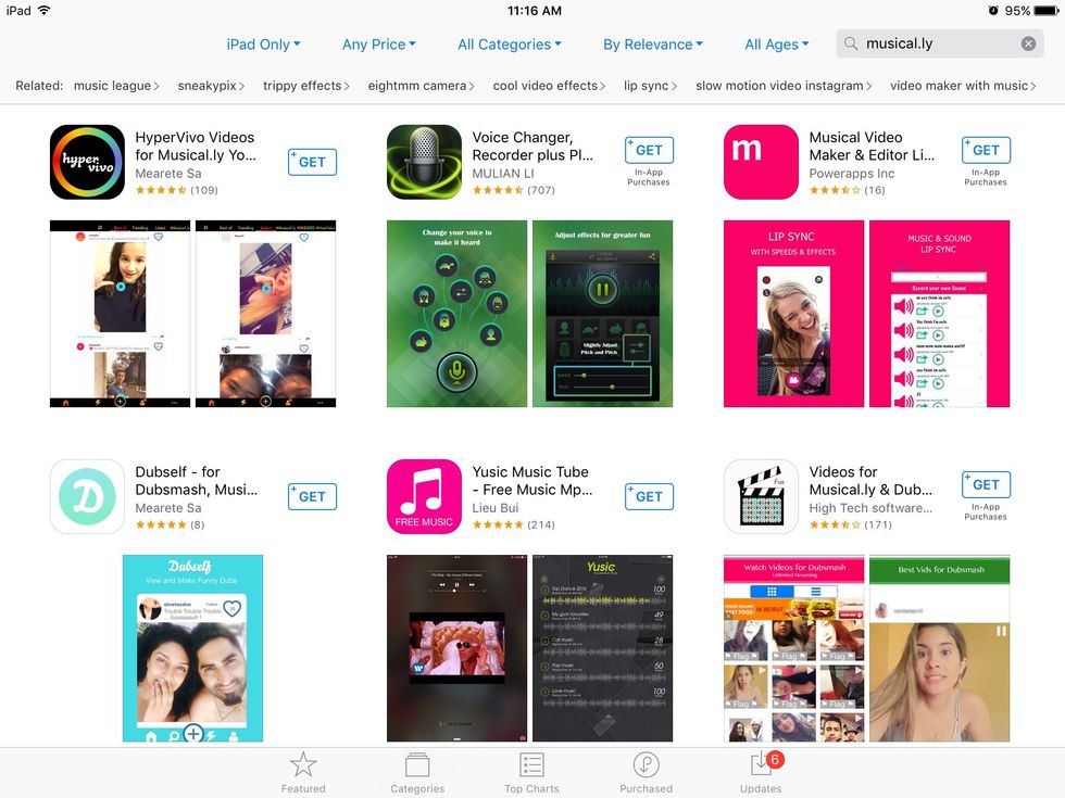 Then search music.ly