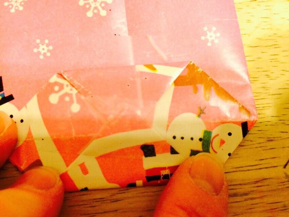 Then secure the flaps with tape or your other choice.