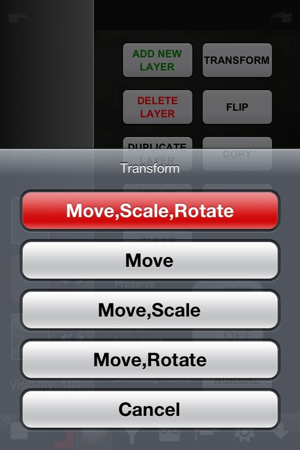 Then select move.