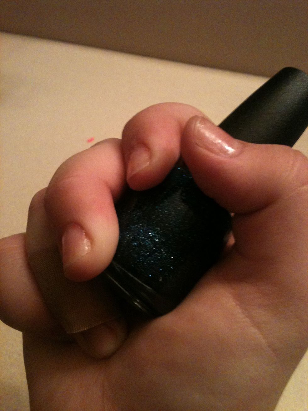 Then shake up the nail polish as well as you can!