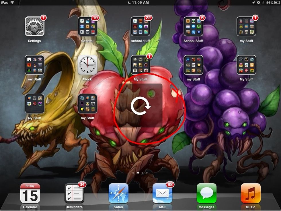 Then slide the switch to the left to make it unlock (rotatable)