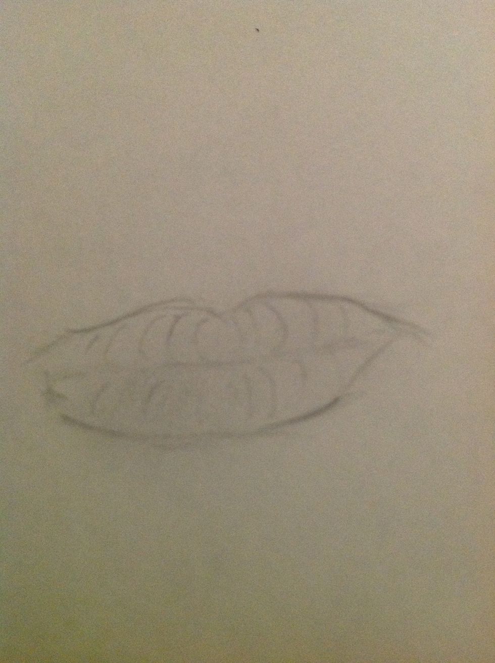 Then smudge it so it blends in well.