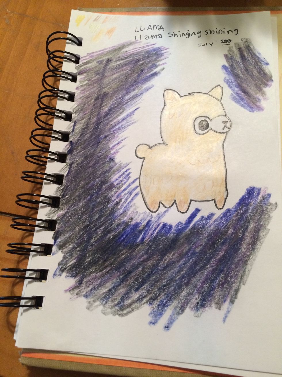 Then some violet blue