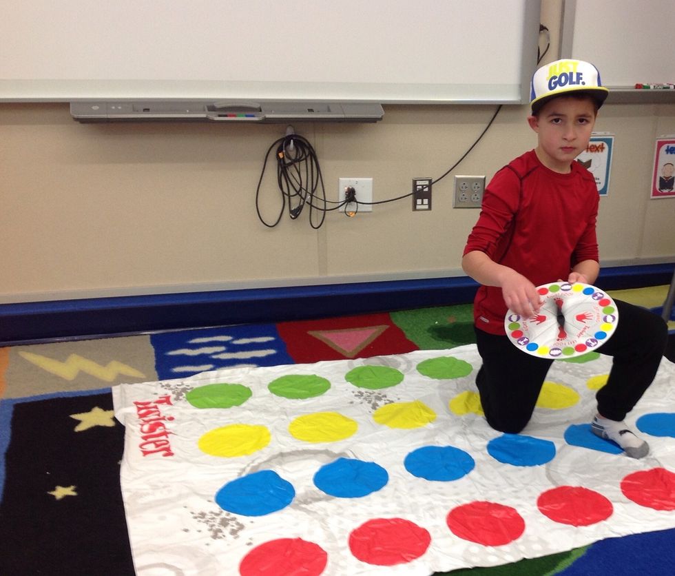 Then, spin the spinner.