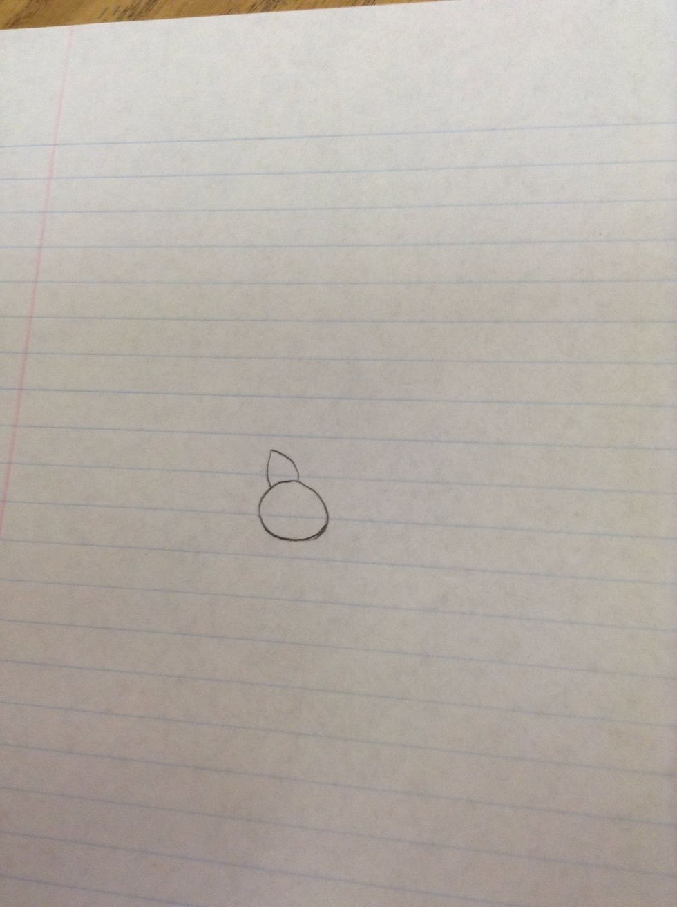 Then start adding large petals to your circle.