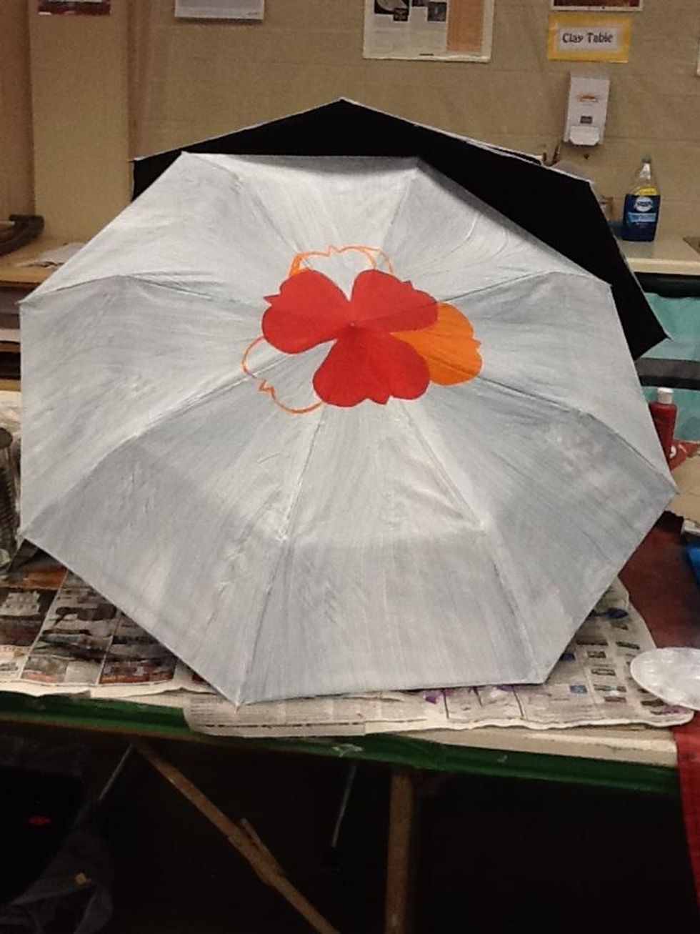How to paint an umbrella B+C Guides