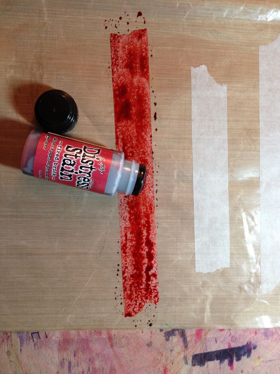 Then start coloring! You can stain it...