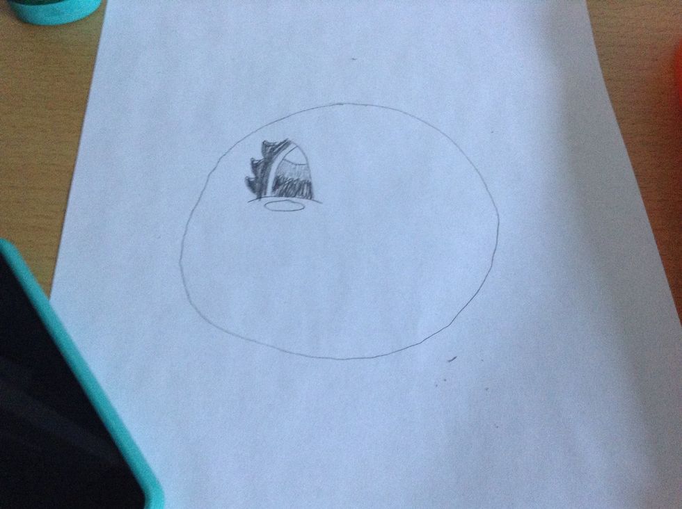 Then start drawing your cute eyes if you don't know how to draw them follow trampoline cat and she has a guide on how to draw cute eyes