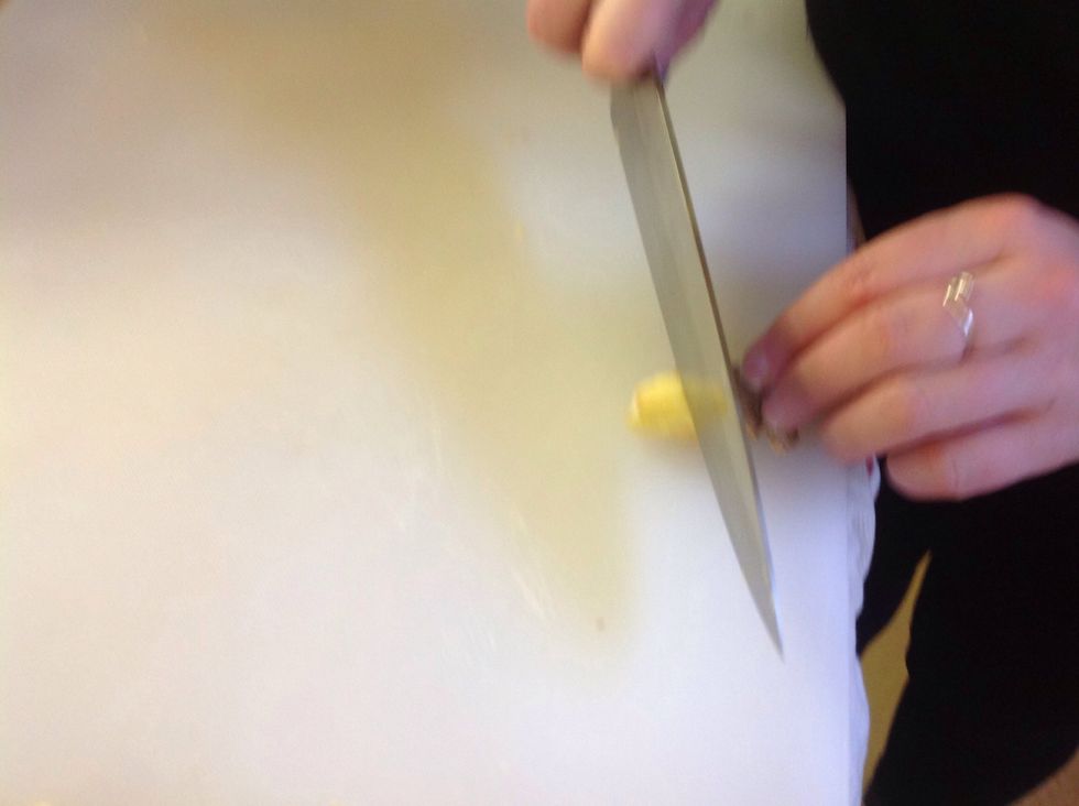 Then start mincing it.